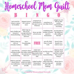 Mom Guilt Bingo3 - Waving Goodbye To The Big Yellow Bus - And Your Guilt, Too (ihn's Mom Guilt Bingo) - Gifted/2e Education