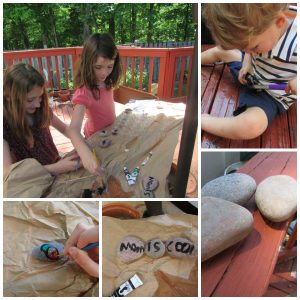 Rockpainting - Hands-on Literacy At Home With A Diy Word Garden - Educational Activities: Reading