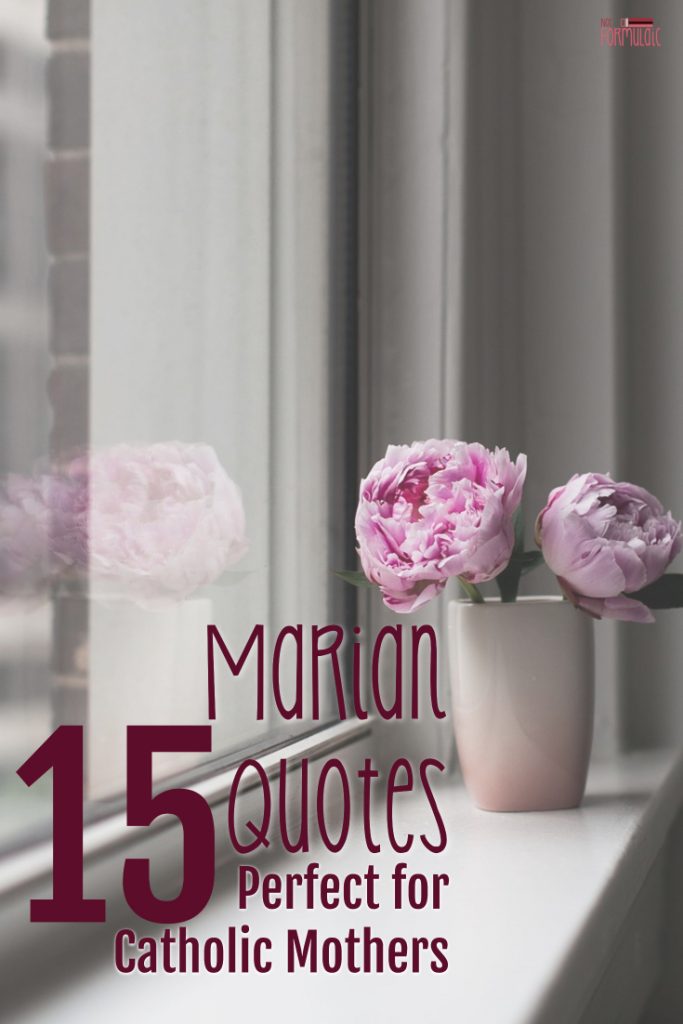 15 Marian Quotes Perfect For Catholic Mothers - Gifted/2e Parenting