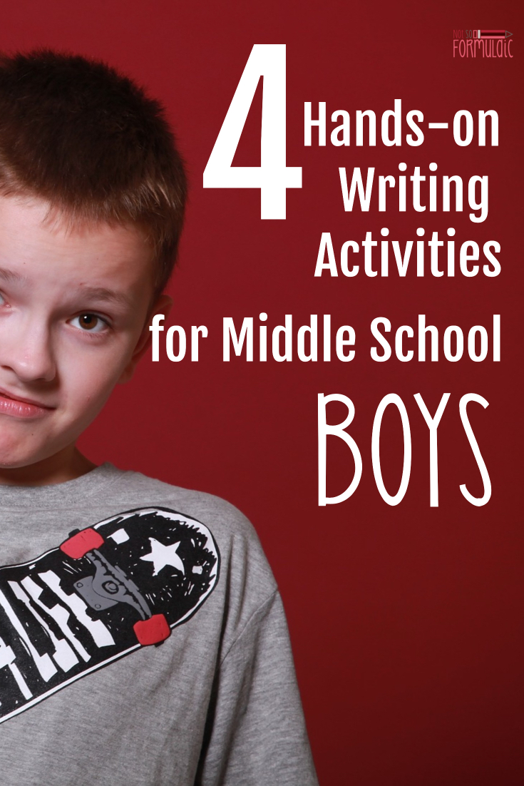 Middle School Boys Can Struggle With Writing Check Out These Four Hands On Writing Activities For Middle School Boys - 4 Hands-on Writing Activities For Middle School Boys - Educational Activities: Reading