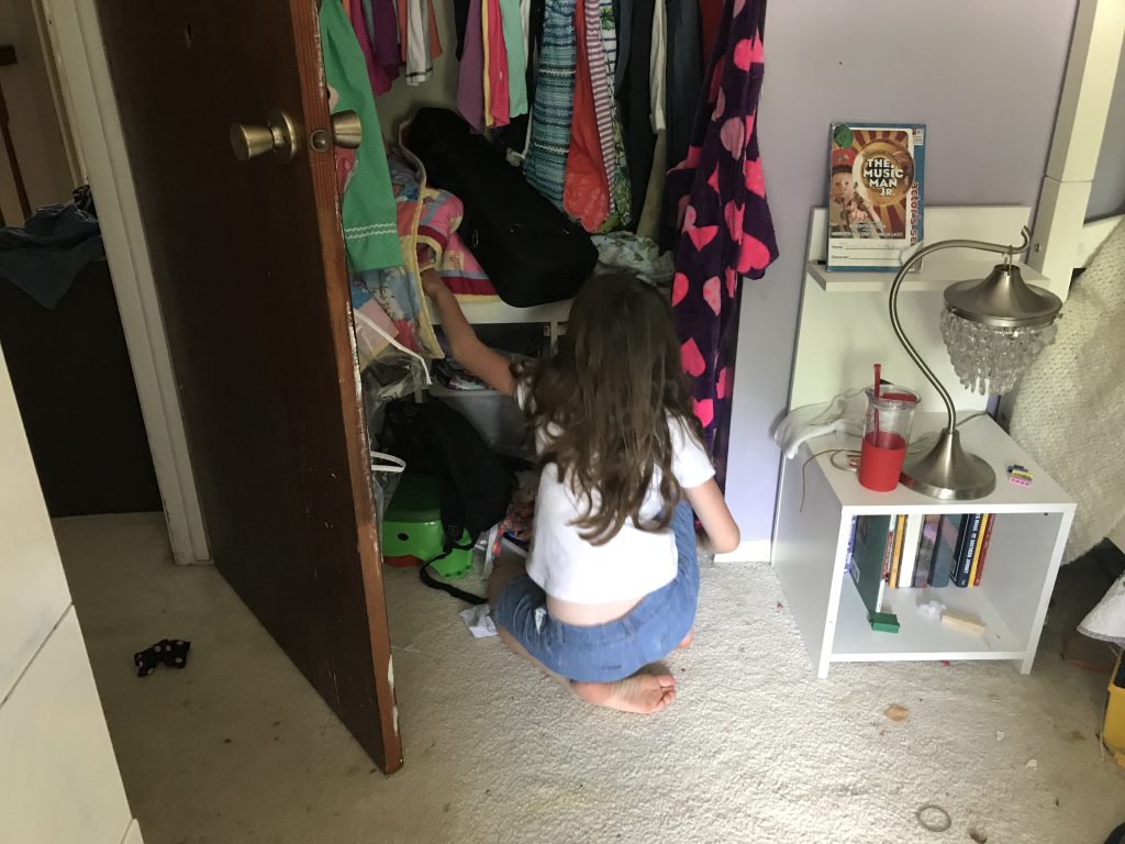 My Seven Year Old Finishing Up Her Task - Meet Homey, The Perfect Chore App For Quirky, Creative Kids - Gifted/2e Parenting