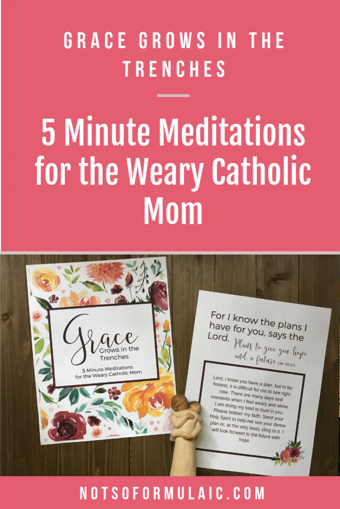 5 Minute Meditations For The Weary Catholic Mom - Catholic Motherhood