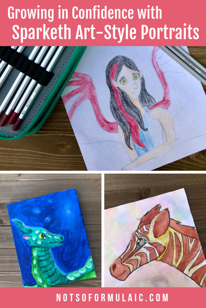 Sparketh 039 S Art Style Portrait Track Teaches Confidence And Art - Gifted/2e Education