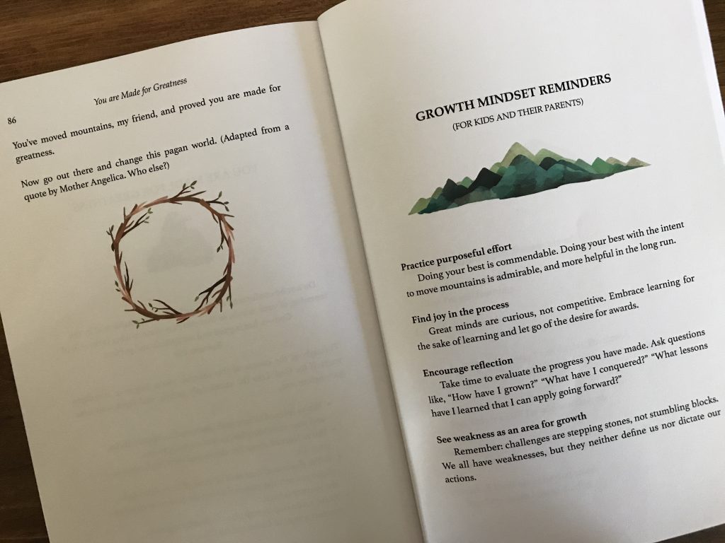 Made For Greatness A Growth Mindset Journal For Courageous Catholic Youth