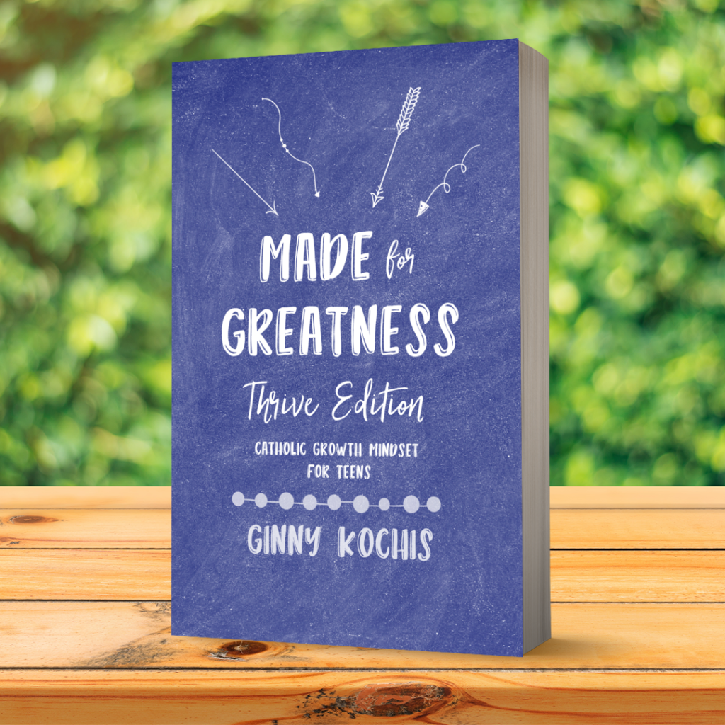 Made For Greatness Wood Promo - Catholic Growth Mindset For Kids And Teens